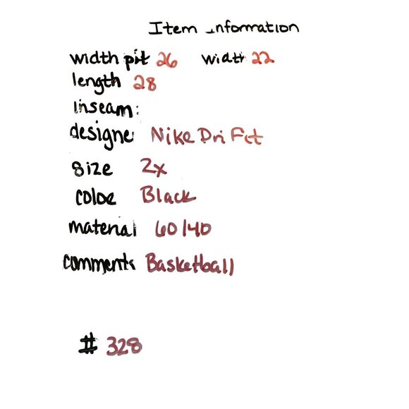 π 2/$30 π Black Nike Basketball T-Shirt with Red Hoop Graphics sz 2X - Picture 6 of 6